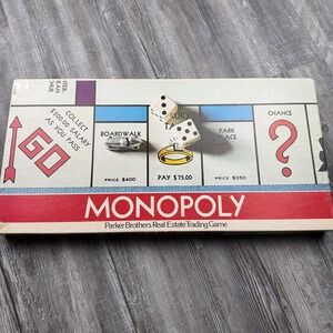 Monopoly‎ Board Game Vintage 1975 READ DESCRIPTION